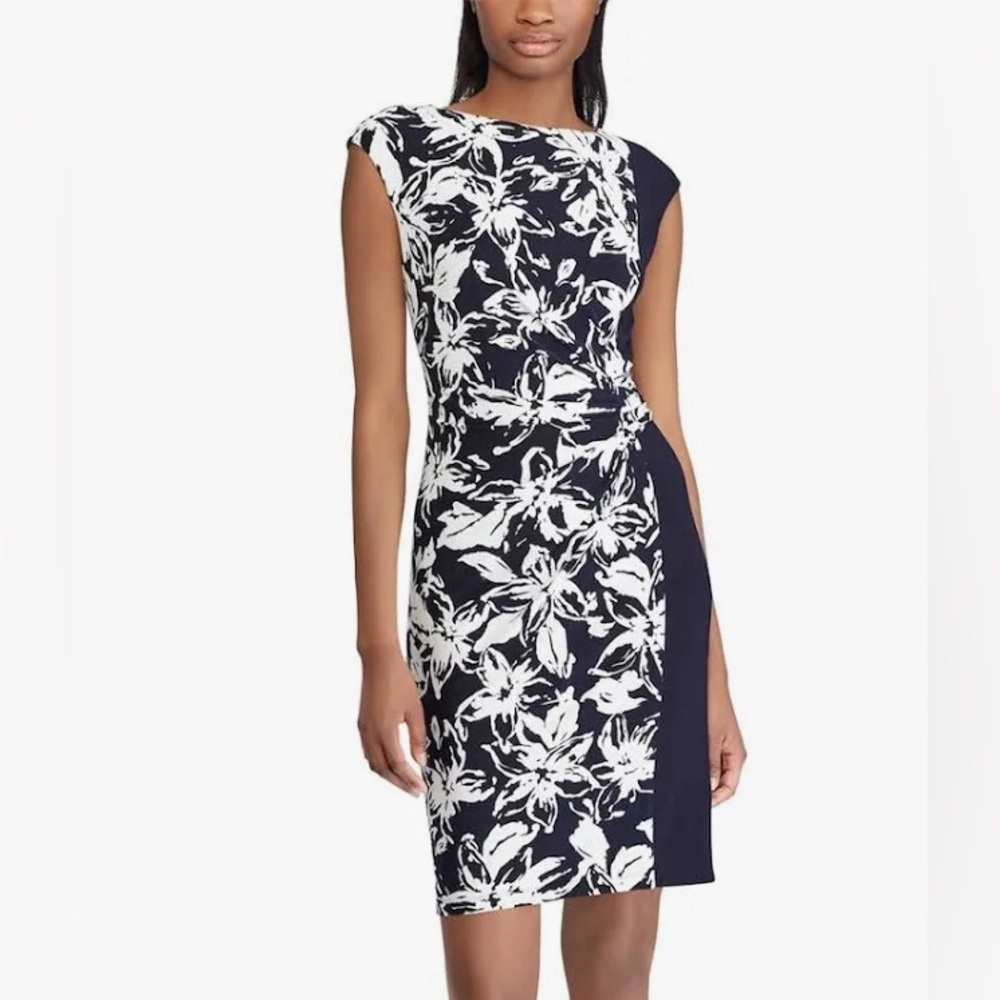CHAPS Floral Sheath Dress
